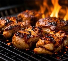 Smoked BBQ Chicken Thighs