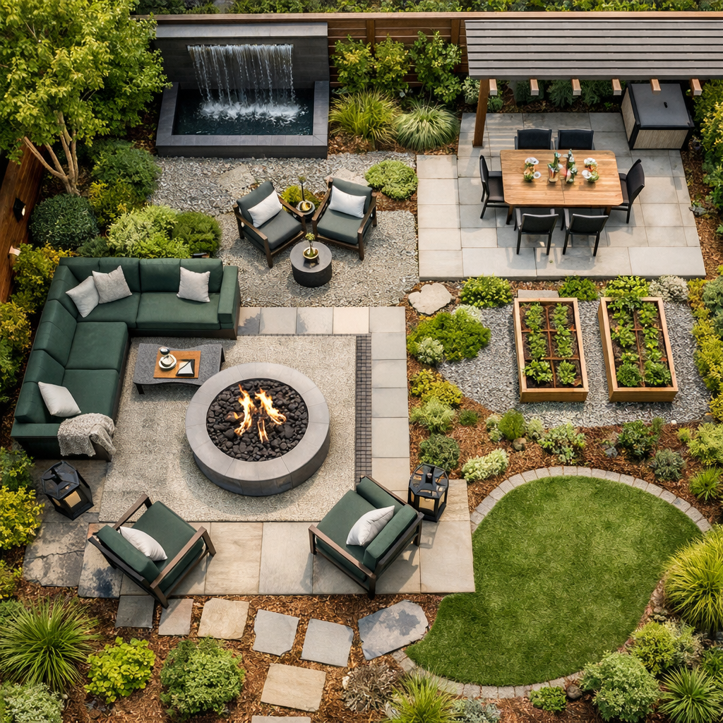 Backyard Layout Ideas