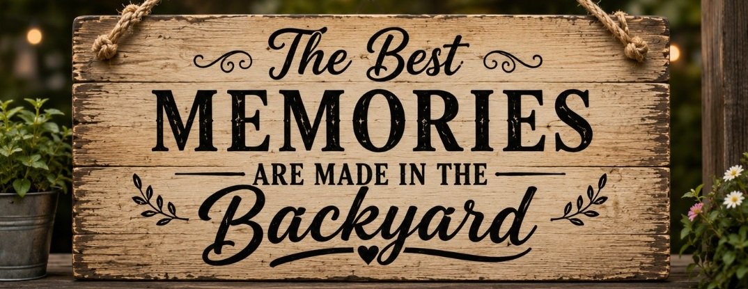 The Best Memories Are Made in the Backyard